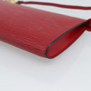 LOUIS VUITTON Epi Pochette Accessoires Pouch Red M52947 LV Auth 187289A-10