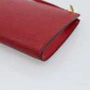 LOUIS VUITTON Epi Pochette Accessoires Pouch Red M52947 LV Auth 187289A-12