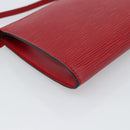 LOUIS VUITTON Epi Pochette Accessoires Pouch Red M52947 LV Auth 187289A-13
