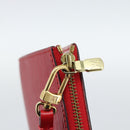 LOUIS VUITTON Epi Pochette Accessoires Pouch Red M52947 LV Auth 187289A-15