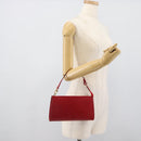 LOUIS VUITTON Epi Pochette Accessoires Pouch Red M52947 LV Auth 187289A-20