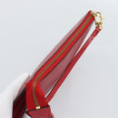 LOUIS VUITTON Epi Pochette Accessoires Pouch Red M52947 LV Auth 187289A-6