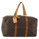 LOUIS VUITTON Monogram Sac Souple 45 Boston Bag M41624 LV Auth 187293-1