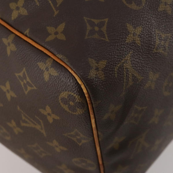 LOUIS VUITTON Monogram Sac Souple 45 Boston Bag M41624 LV Auth 187293