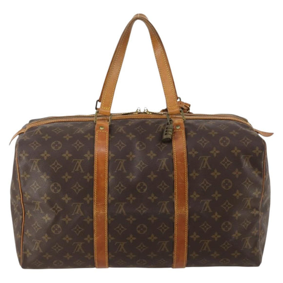 LOUIS VUITTON Monogram Sac Souple 45 Boston Bag M41624 LV Auth 187293