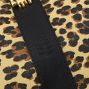 Gianni Versace Boston Bag PVC Canvas 2way Yellow Gold Auth 187294-17