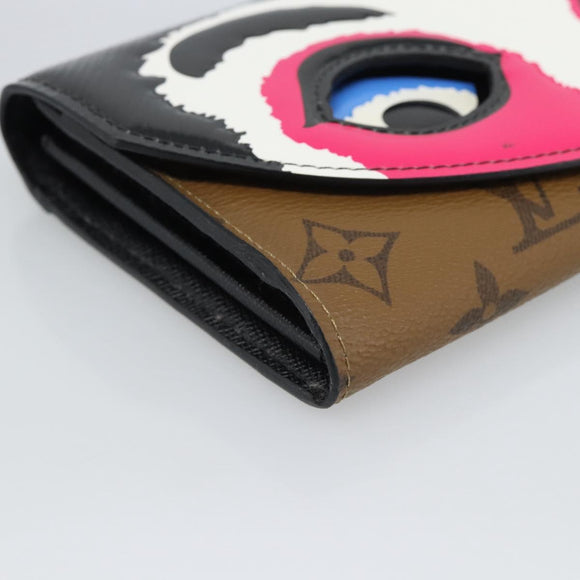 LOUIS VUITTON Monogram Reverse Portefeuille Sarah Wallet M67255 LV Auth 187295SM
