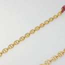 Christian Dior Chain Caro Canage Shoulder Bag Lamb Skin Pink Gold Auth 187297SAM-9