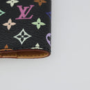 LOUIS VUITTON Multicolor Carnet de Val Mini Agenda Black M92652 Auth 187298V-15