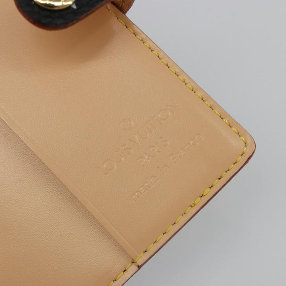 LOUIS VUITTON Multicolor Carnet de Val Mini Agenda Black M92652 Auth 187298V