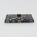 LOUIS VUITTON Multicolor Carnet de Val Mini Agenda Black M92652 Auth 187298V-4