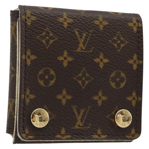 LOUIS VUITTON Monogram Jewelry case Jewelry Box LV Auth 187300V