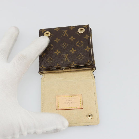 LOUIS VUITTON Monogram Jewelry case Jewelry Box LV Auth 187300V