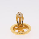 CHANEL COCO Mark Earring Metal Gold Tone CC Auth 187301M-10