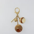 LOUIS VUITTON Bijoux Sac Mini Run Croisette Key Holder metal M65699 Auth 187302V-8