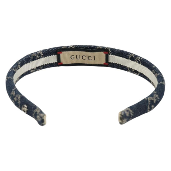 GUCCI GG Katyusha Denim Navy Auth 187303A