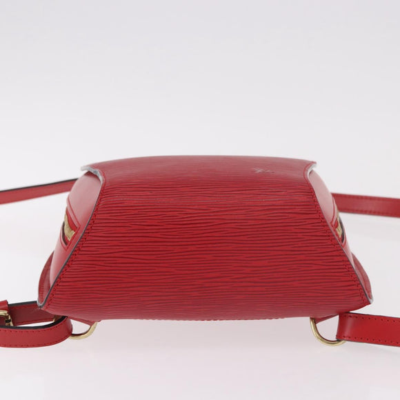 LOUIS VUITTON Epi Mabillon Backpack Castilian Red M52237 LV Auth 187305A