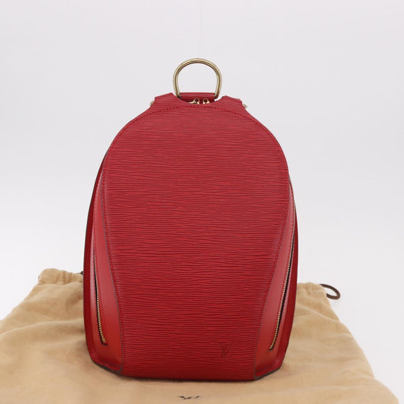 LOUIS VUITTON Epi Mabillon Backpack Castilian Red M52237 LV Auth 187305A