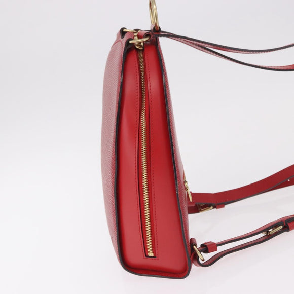 LOUIS VUITTON Epi Mabillon Backpack Castilian Red M52237 LV Auth 187305A