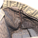 FENDI Zucca Canvas Hand Bag Black Black Auth 187306A-18