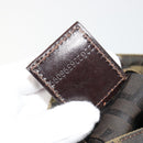 FENDI Zucca Canvas Hand Bag Black Black Auth 187306A-12