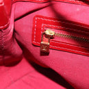 LOUIS VUITTON Monogram Vernis Wilshire PM Bag Rouge Grunadine M91723 Auth 187307-20