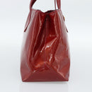 LOUIS VUITTON Monogram Vernis Wilshire PM Bag Rouge Grunadine M91723 Auth 187307-3