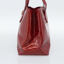 LOUIS VUITTON Monogram Vernis Wilshire PM Bag Rouge Grunadine M91723 Auth 187307-4