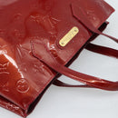LOUIS VUITTON Monogram Vernis Wilshire PM Bag Rouge Grunadine M91723 Auth 187307-6