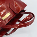 LOUIS VUITTON Monogram Vernis Wilshire PM Bag Rouge Grunadine M91723 Auth 187307-7
