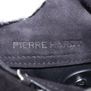 PIERRE HARDY Shoulder Bag Suede 2way Black Silver Auth 187310V-12