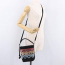 PIERRE HARDY Shoulder Bag Suede 2way Black Silver Auth 187310V-21