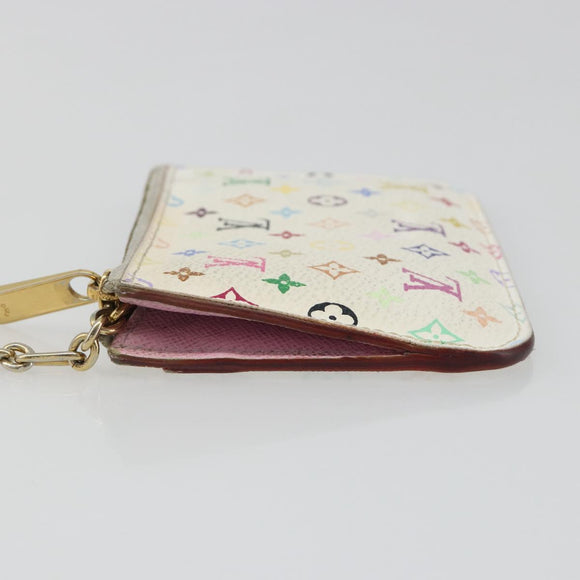 LOUIS VUITTON Monogram Multicolor Pochette Cles NM Purse M93734 Auth 187314