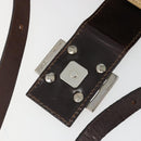 FENDI Zucca Canvas Mamma Baguette Shoulder Bag Beige Silver Auth 187318A-10