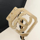 CHANEL Matelasse Chain Shoulder Bag Lamb Skin Black Gold CC Auth 187319SM-17