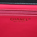 CHANEL Matelasse Chain Shoulder Bag Lamb Skin Black Gold CC Auth 187319SM-18