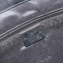 GUCCI GG Canvas Jackie Tote Bag Dark Brown Silver 002 1064 3444 Auth 187330-16