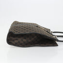 GUCCI GG Canvas Jackie Tote Bag Dark Brown Silver 002 1064 3444 Auth 187330-4