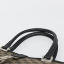 GUCCI GG Canvas Jackie Tote Bag Dark Brown Silver 002 1064 3444 Auth 187330-8