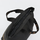 FENDI Hand Bag Canvas Black Silver Auth 187337-6