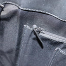 BURBERRY Tote Bag Leather Black Silver Auth 187340-19