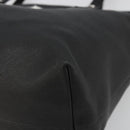 Vivienne Westwood Hand Bag Leather Black Silver Auth 187344-10