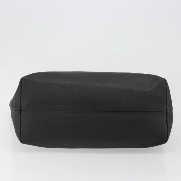 Vivienne Westwood Hand Bag Leather Black Silver Auth 187344