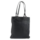 BOTTEGA VENETA INTRECCIATO Tote Bag Leather Black Auth 187347-1