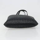 BOTTEGA VENETA INTRECCIATO Tote Bag Leather Black Auth 187347-5
