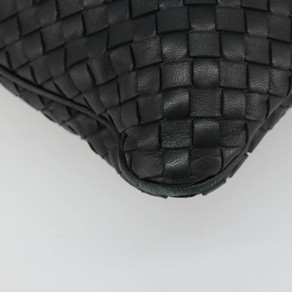BOTTEGA VENETA INTRECCIATO Tote Bag Leather Black Auth 187347