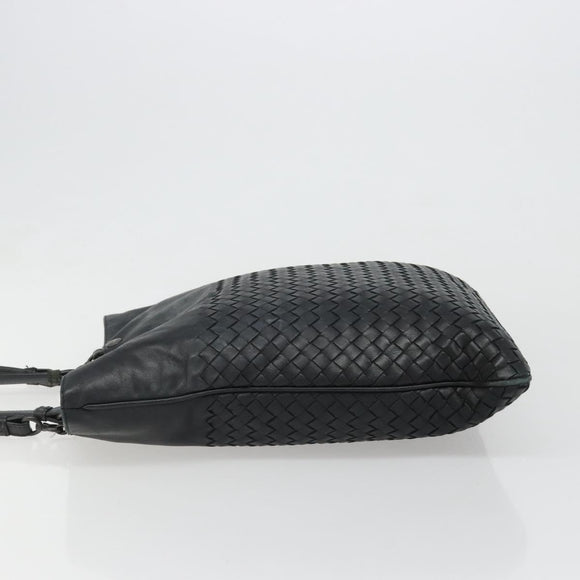 BOTTEGA VENETA INTRECCIATO Tote Bag Leather Black Auth 187347