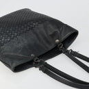 BOTTEGA VENETA INTRECCIATO Tote Bag Leather Black Auth 187347-6