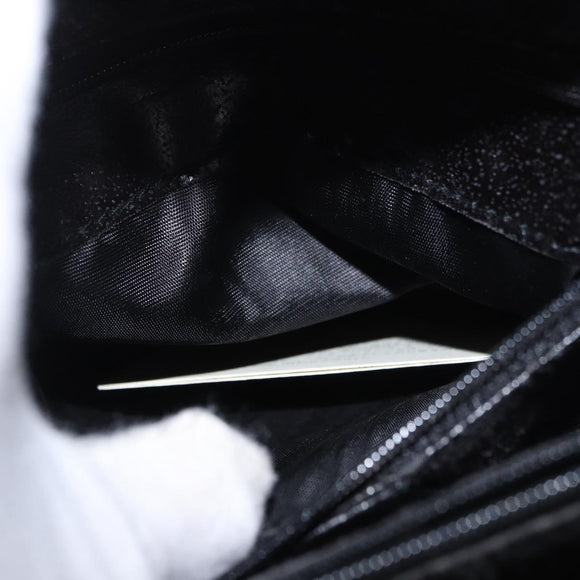 GUCCI Bamboo Tote Bag Leather Black Gold 002 2853 0260 0 Auth 187353