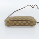 GUCCI GG Supreme Shoulder Bag PVC Beige Gold 97 02 068 Auth 187354-5